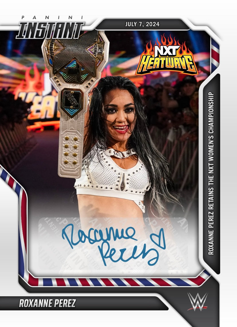 Roxanne Perez – Roxanne Perez Retains the NXT Women’s Championship trading card PW Catalog