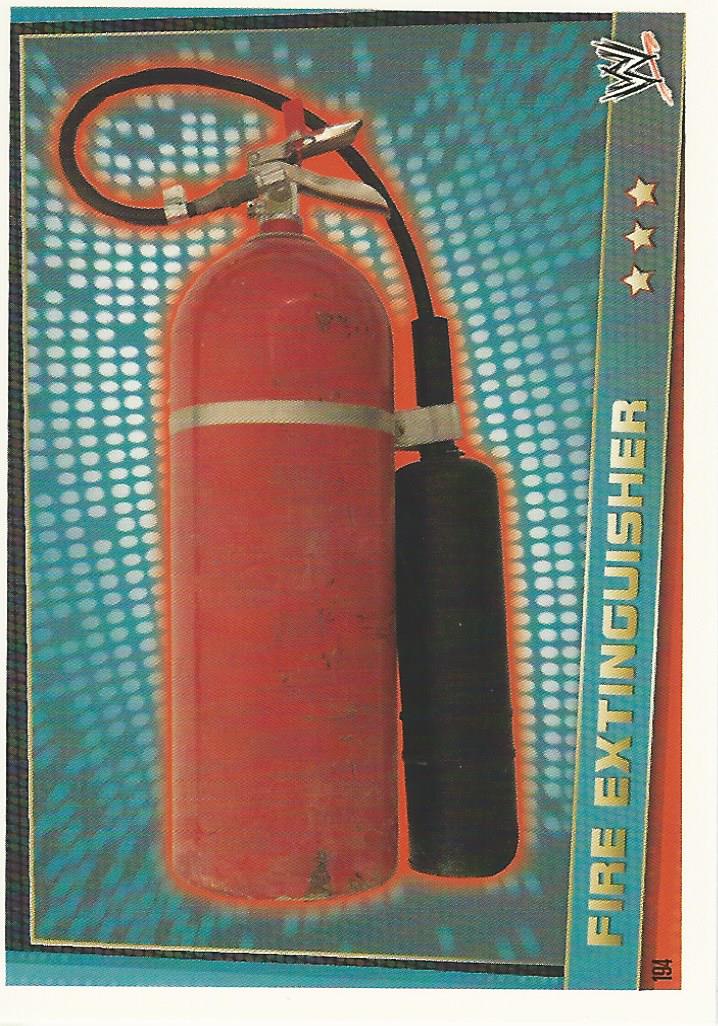 WWE Topps Slam Attax Rebellion 2012 Fire Extinguisher #194