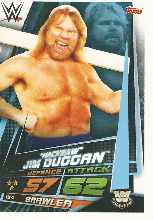 WWE Topps Slam Attax Universe 2019 Hacksaw Jim Duggan #194