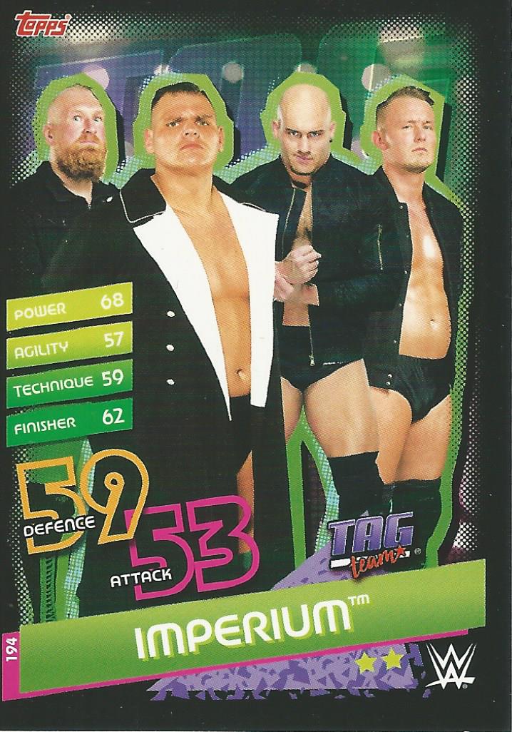 WWE Topps Slam Attax Reloaded 2020 Imperium #194