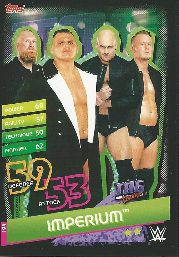 WWE Topps Slam Attax Reloaded 2020 Imperium #194