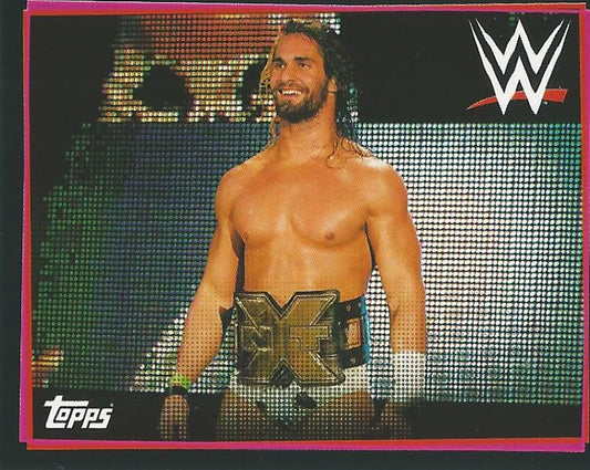WWE Topps Road to WrestleMania Stickers 2021 Seth Rollins #194