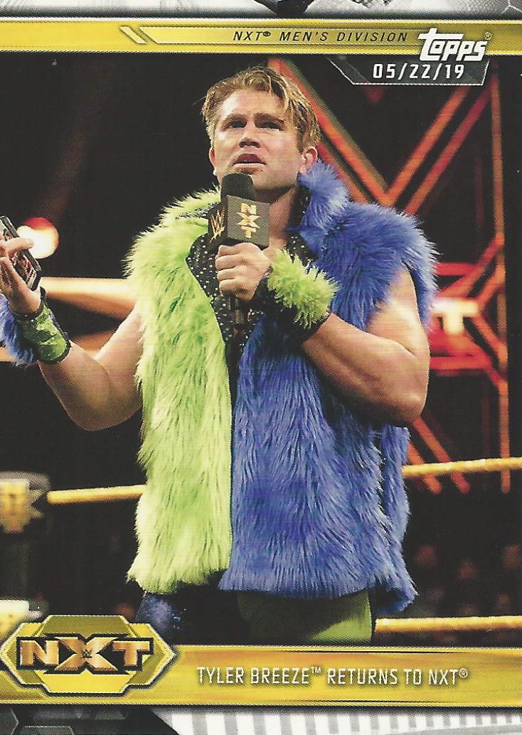 WWE Topps NXT 2019 Tyler Breeze #94