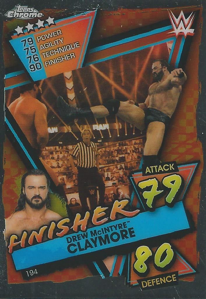 WWE Topps Slam Attax Chrome 2021 Drew McIntyre #194