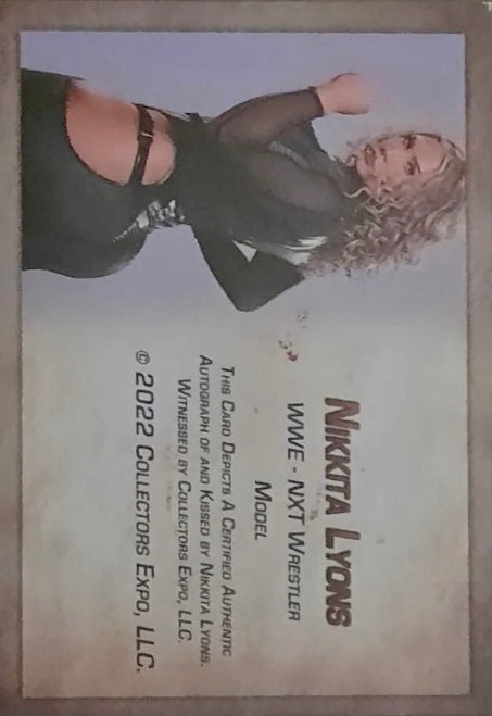 Nikkita Lyons trading card PW Catalog