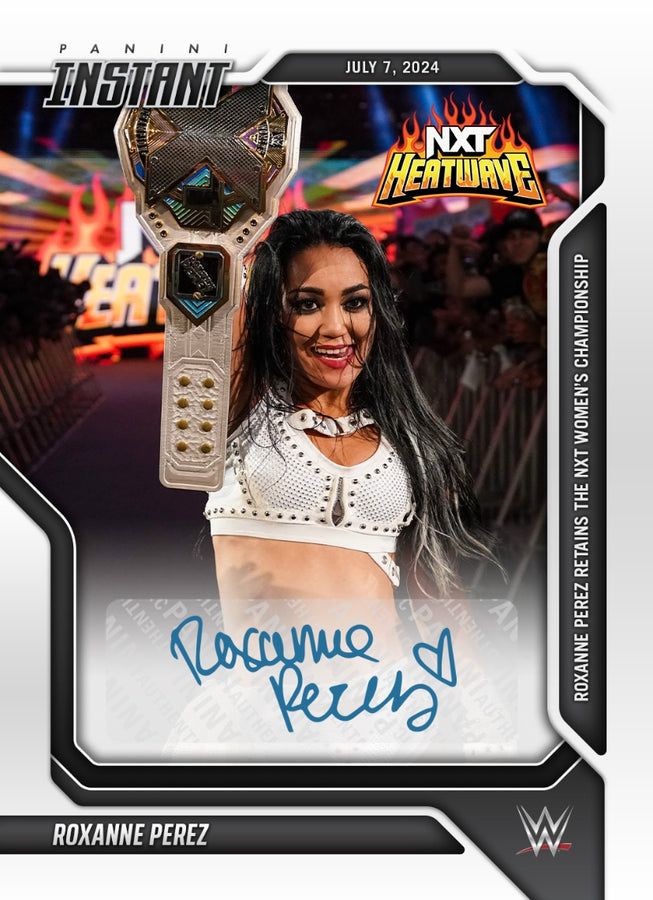 Roxanne Perez – Roxanne Perez Retains the NXT Women’s Championship trading card PW Catalog