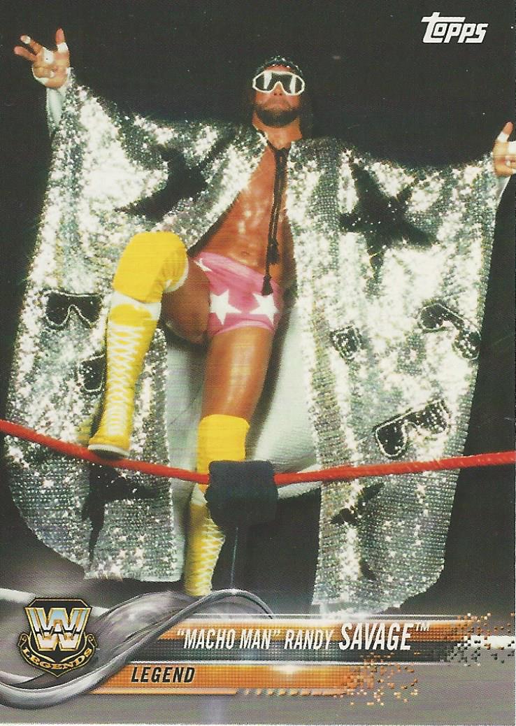 WWE Topps Then Now Forever 2018 Macho Man Randy Savage #195