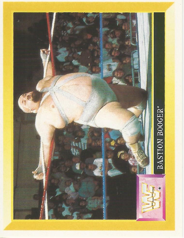WWF Merlin Sticker 1994 Bastion Booger #195