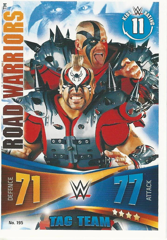 WWE Topps Slam Attax Rivals 2014 Road Warriors #195