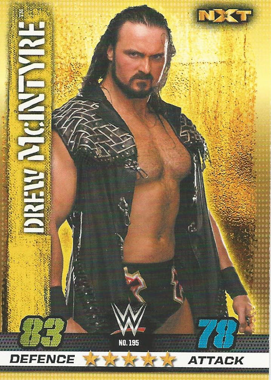 WWE Topps Slam Attax 10th Edition 2017 NXT 2017 Drew McIntyre #195