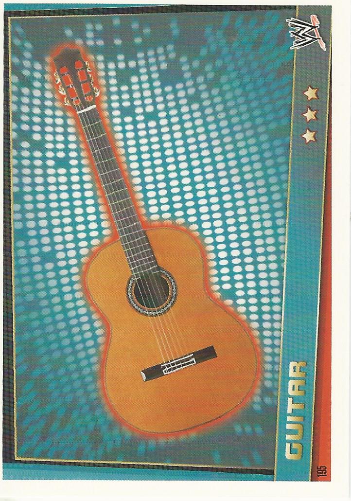 WWE Topps Slam Attax Rebellion 2012 Guitar #195