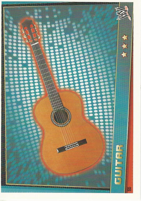 WWE Topps Slam Attax Rebellion 2012 Guitar #195