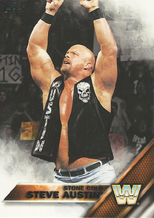 WWE Topps Then Now Forever 2016 Stone Cold Steve Austin #195