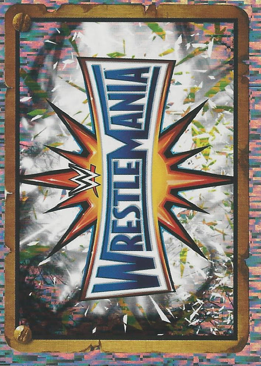 WWE Topps Stickers 2017 Wrestlemania Logo Foil #195