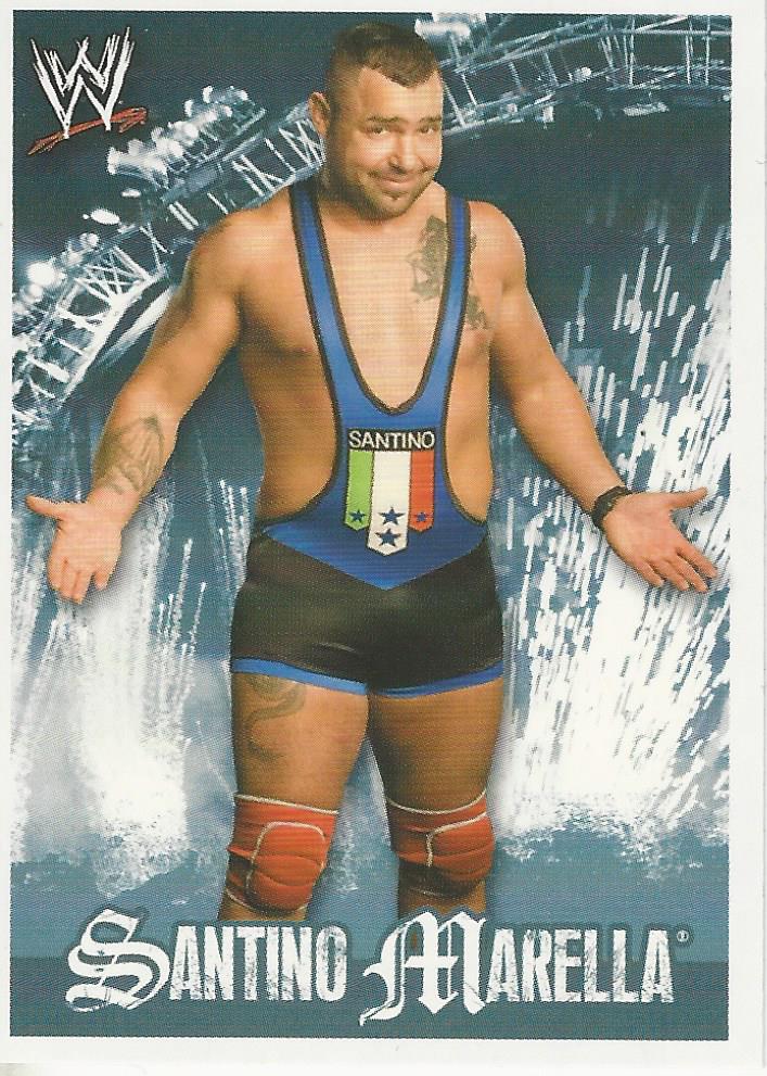 WWE Topps Rivals 2009 Stickers Santino Marella #195