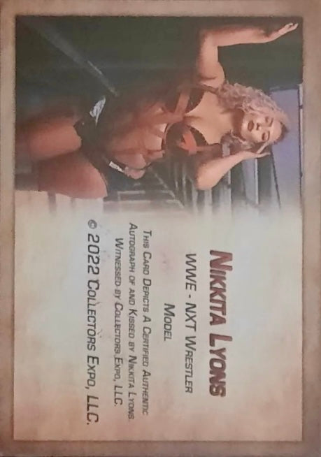 Nikkita Lyons trading card PW Catalog