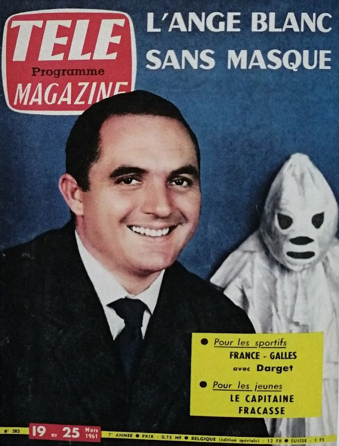 Télé Programme Magazine 1961 Issue 282 L'Ange Blanc Magazine PWcatalog