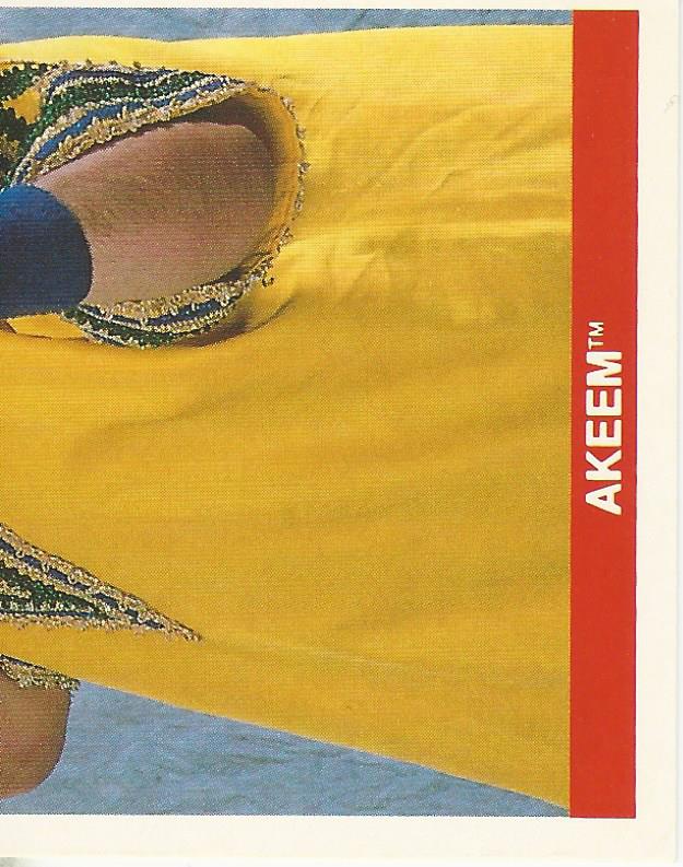 WWF Merlin Sticker Collection 1990 Akeem #196