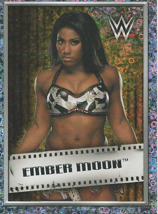 WWE Topps 2018 Stickers Ember Moon Foil #196