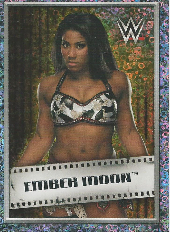 WWE Topps 2018 Stickers Ember Moon Foil #196