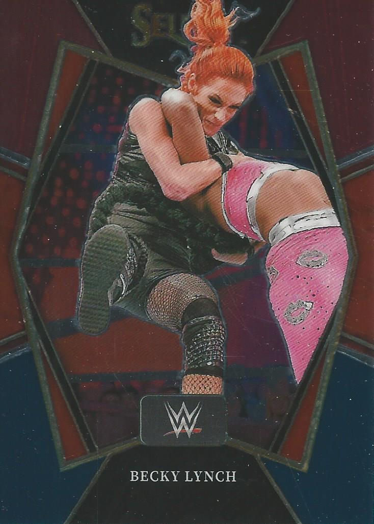 WWE Panini Select 2022 Red/Silver/Blue Becky Lynch #177