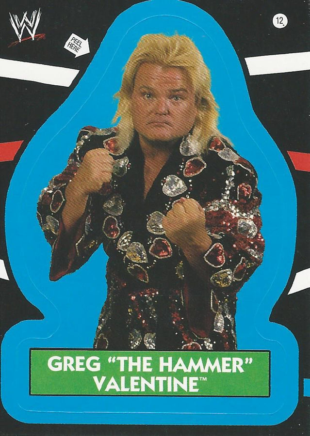 WWE Topps Heritage 2012 Greg Valentine Sticker #12