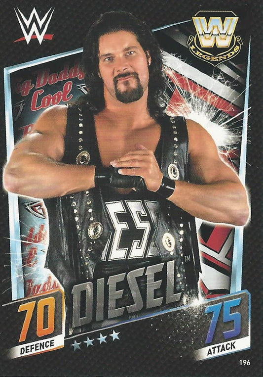 WWE Topps Slam Attax 2015 Then Now Forever Diesel #196