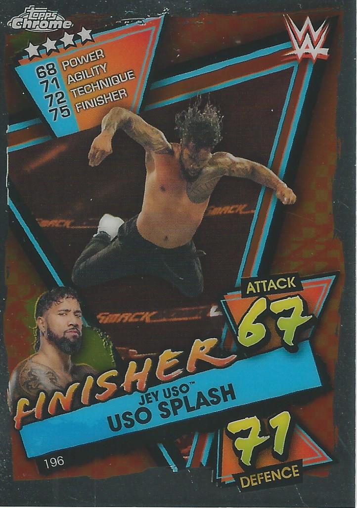WWE Topps Slam Attax Chrome 2021 Jey Uso #196