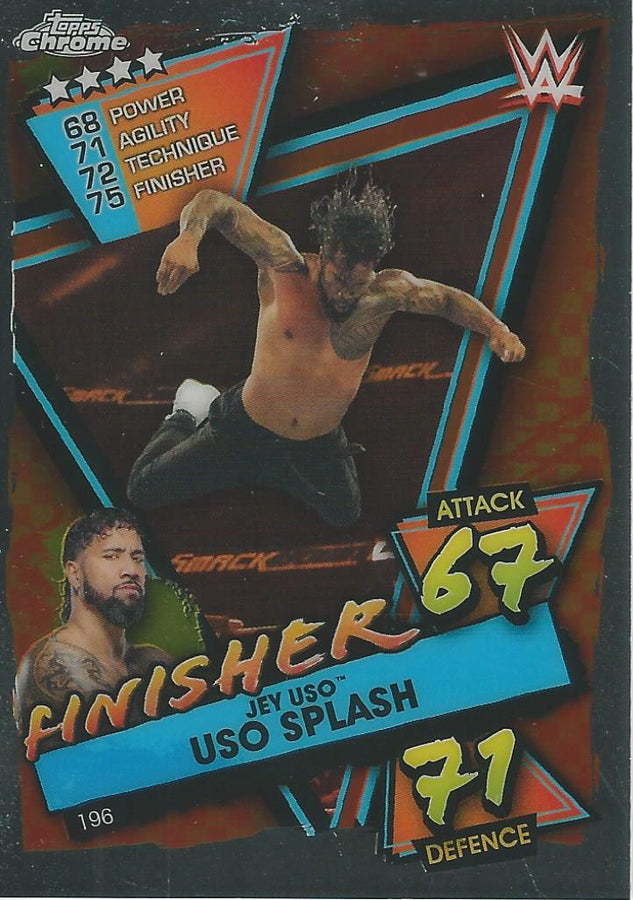 WWE Topps Slam Attax Chrome 2021 Jey Uso #196
