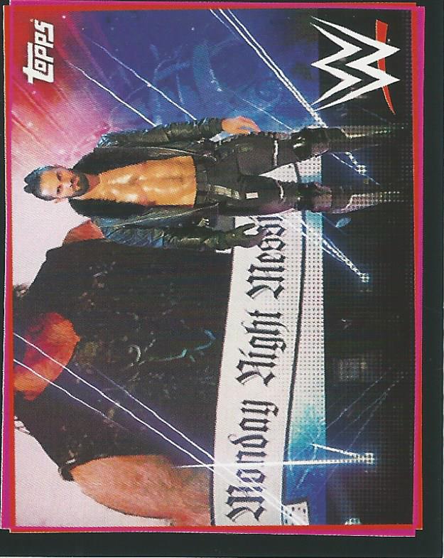 WWE Topps Road to Wrestlemania Stickers 2021 Seth Rollins #196