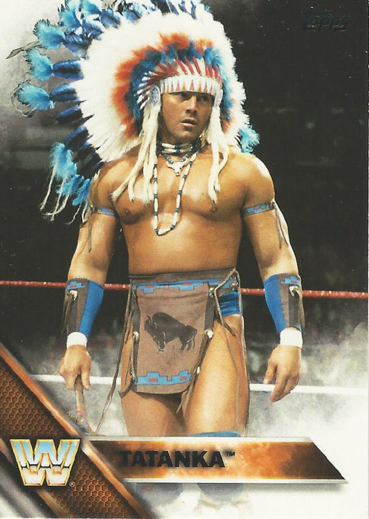 WWE Topps Then Now Forever 2016 Tatanka #196