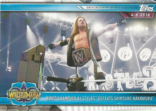 WWE Topps Champions 2019 AJ Styles #96
