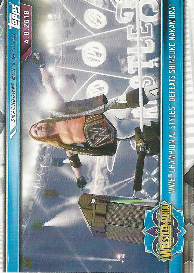 WWE Topps Champions 2019 AJ Styles #96