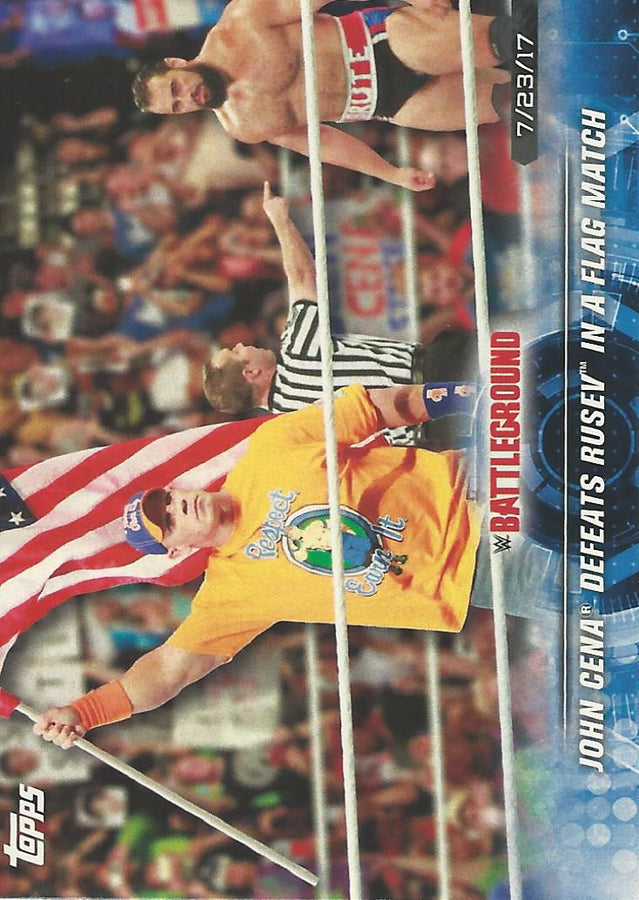 WWE Topps Road to Wrestlemania 2018 John Cena #96
