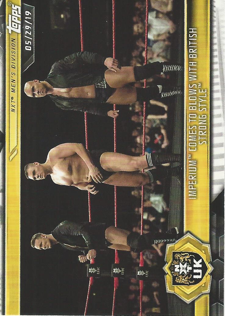 WWE Topps NXT 2019 Walter Fabian and Marcel #96