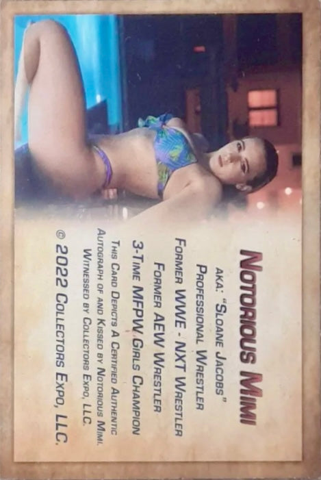 Notorious Mimi trading card PW Catalog