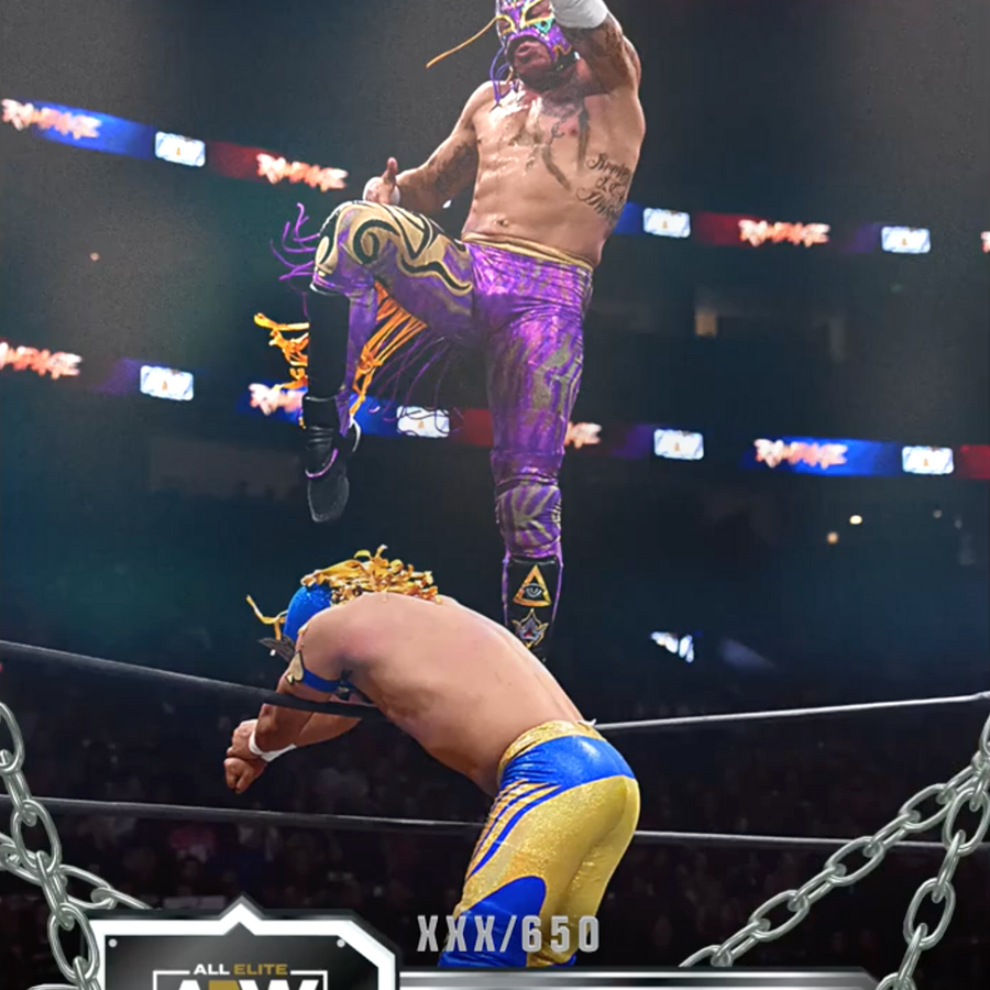 8/18/23 – REY Fenix – REY Fenix Outlasts Komander at Rampage trading card PW Catalog