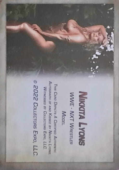 Nikkita Lyons trading card PW Catalog