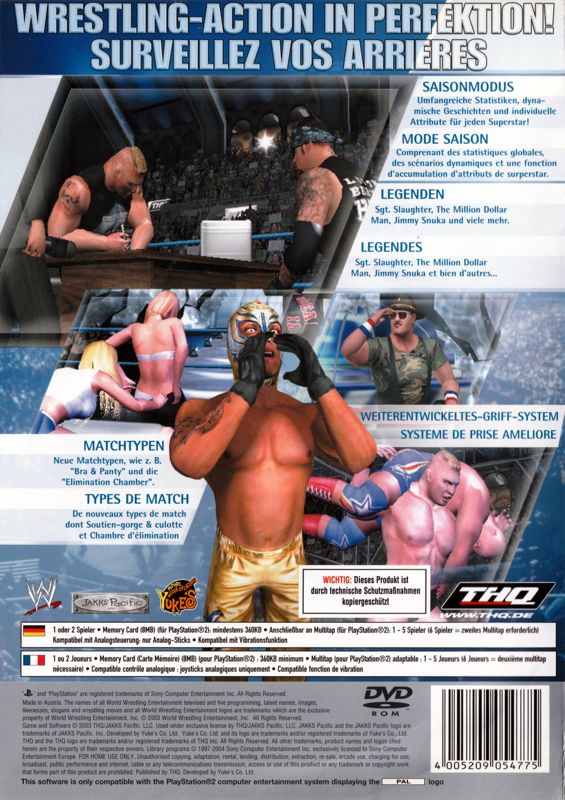 WWE SmackDown Here Comes the Pain [PlayStation 2] PWcatalog