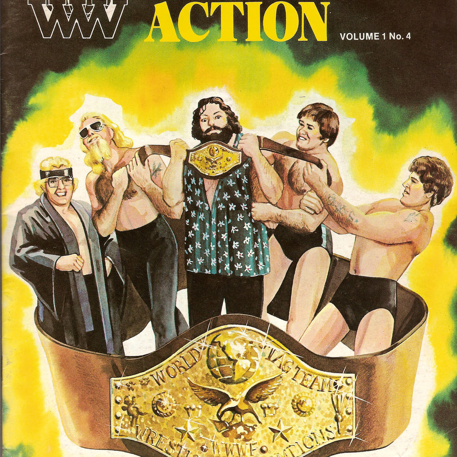 WWWF wrestling action Vol 1 number 4 Magazine PWcatalog