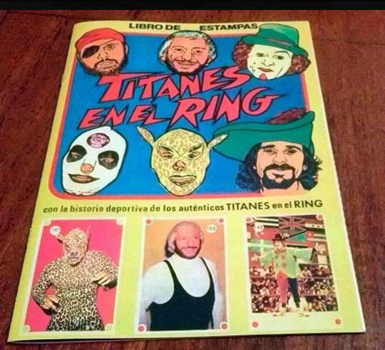 Titanes en el Ring Stickers Album From Argentina 1977 Stickers Album PW Catalog