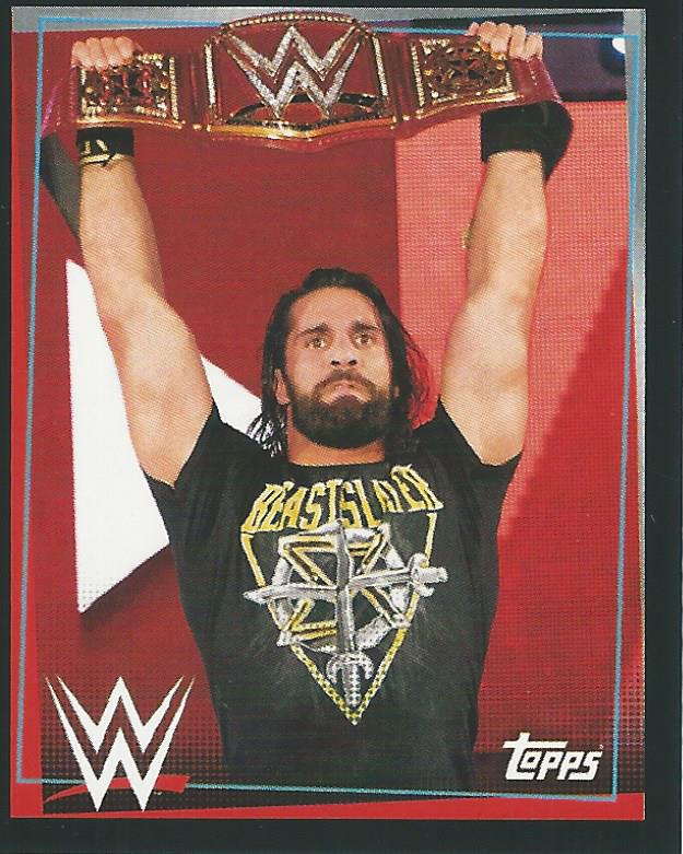 WWE Topps Road to Wrestlemania Stickers 2021 Seth Rollins #197
