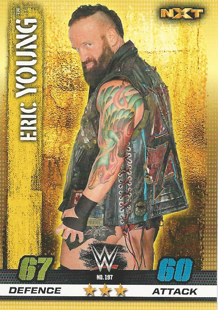 WWE Topps Slam Attax 10th Edition 2017 NXT Eric Young #197