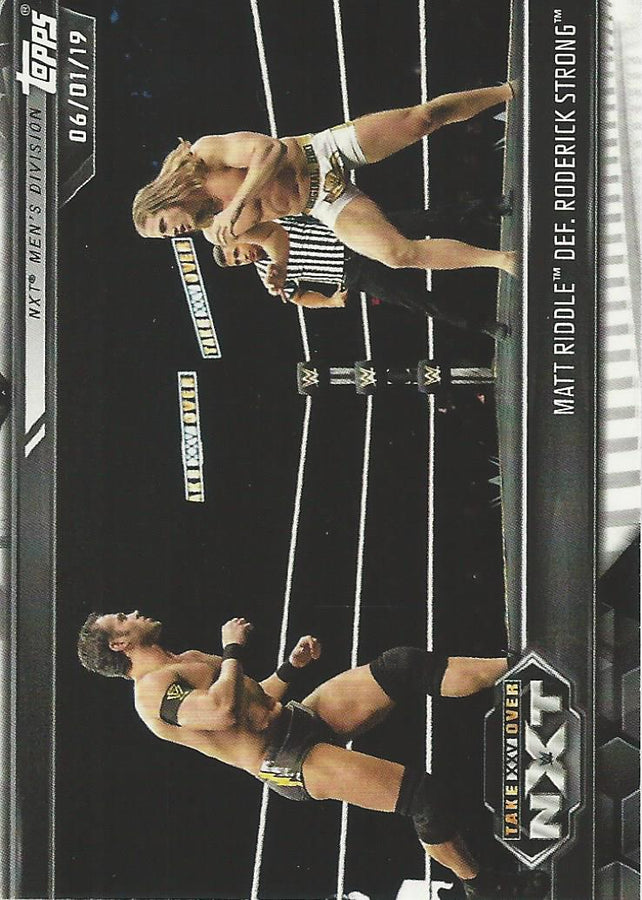 WWE Topps NXT 2019 Matt Riddle #97