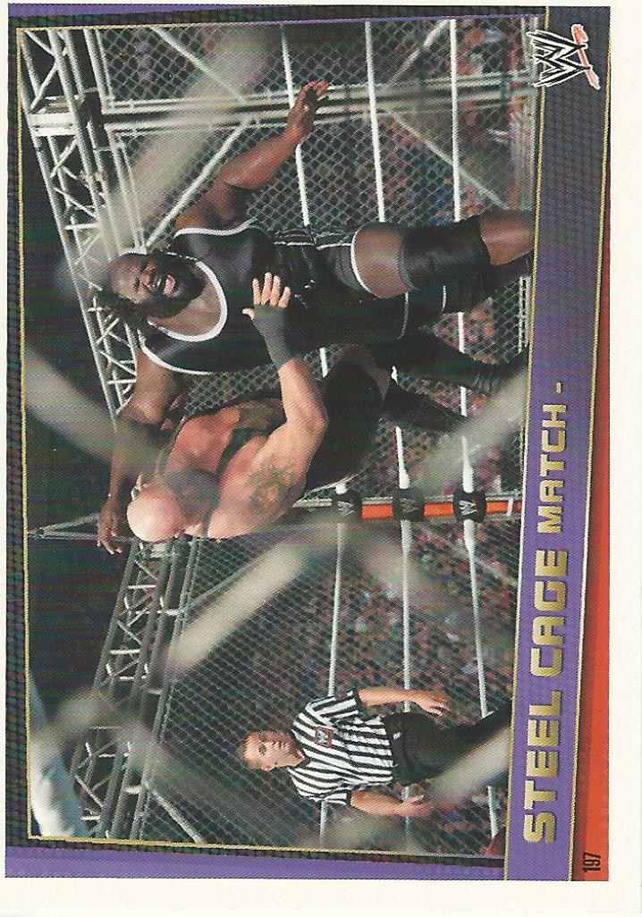 WWE Topps Slam Attax Rebellion 2012 Steel Cage Match #197