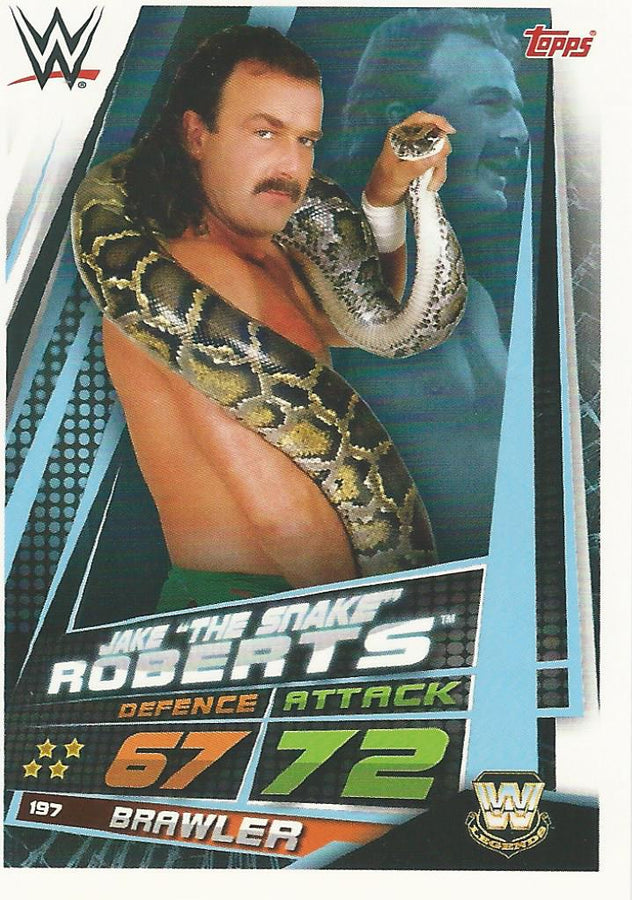 WWE Topps Slam Attax Universe 2019 Jake the Snake Roberts #197