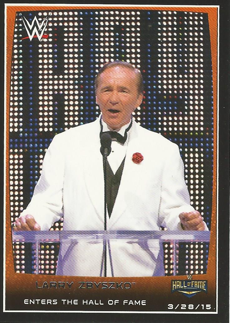 WWE Topps Road to Wrestlemania 2015 Larry Zbyszko #97