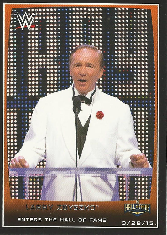 WWE Topps Road to Wrestlemania 2015 Larry Zbyszko #97