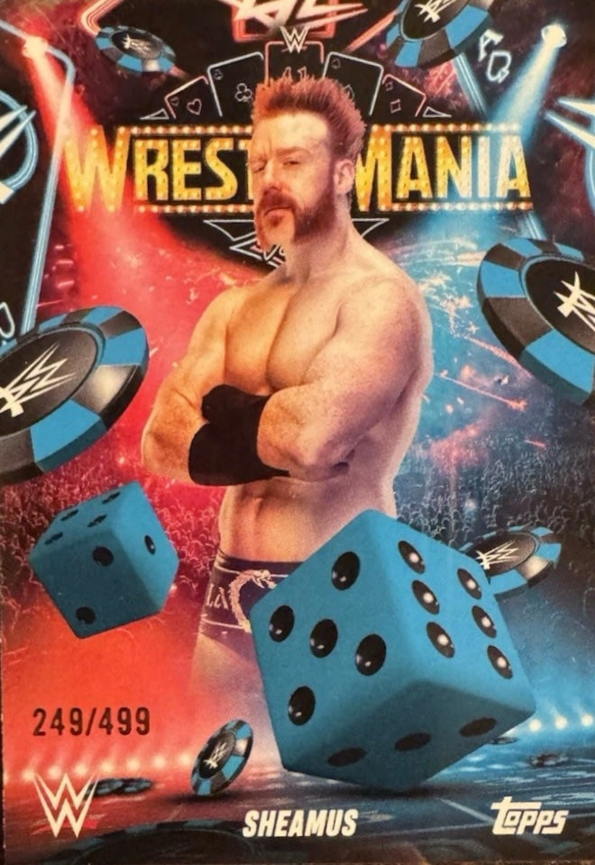 Sheamus trading card PW Catalog