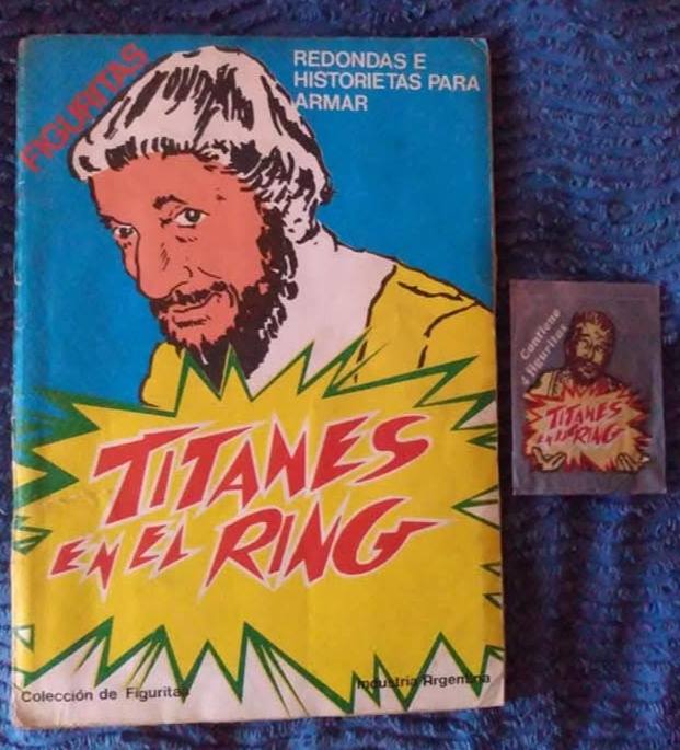 Titanes en el Ring Stickers Album From Argentina 1982 Stickers Album PW Catalog